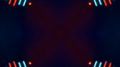 Poly Art Kaleidoscope Hypnotic Pattern Animation Footage Stock Footage 126695028