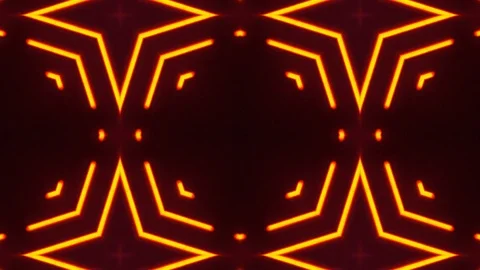 Poly Art Kaleidoscope Hypnotic Pattern Animation Footage Video stock 126695118