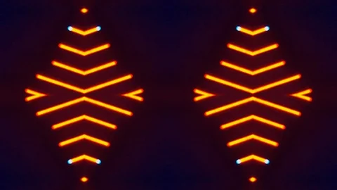 Poly Art Kaleidoscope Hypnotic Pattern Animation Footage Stock Footage 126695129