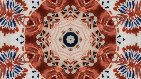 Poly Art Kaleidoscope Hypnotic Pattern Animation Footage Stock Footage 126695164