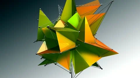 Poly Dance (HD) Stock-Footage 11081276