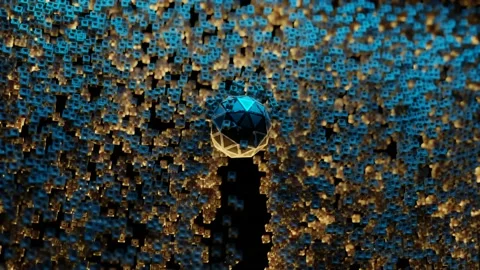 Poly Flow 库存影片 133618971