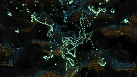 Poly Geyser 库存影片 133618964