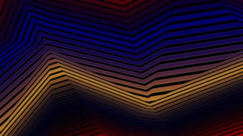 Poly line stripe Stock Footage 98022764