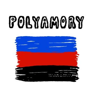 Polyamory flag.Polyamory Stock Illustration