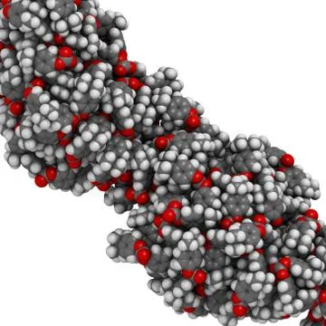 Polycarbonate (pc) plastic, chemical structure. made from phosgene and bisphe Stock Illustration