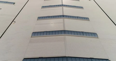 Polycarbonate Roofing, Warehouse Skylight Roofing. Polycarbonate Skylight Panels Video stock 320398208