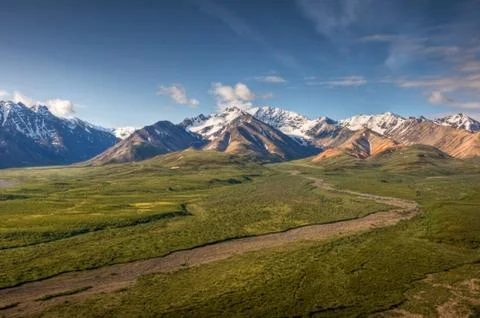 Polychrome point, denali 写真素材