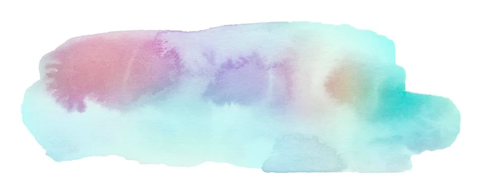 Polychrome watercolor background with sharp edges and borders. 스톡 일러스트