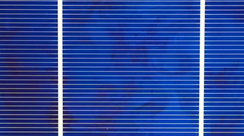Polycrystal Solar Cell, Motorized Dololly Shot Stock Footage 47164500