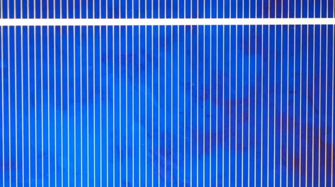 Polycrystal Solar Cell, Motorized Dololly Shot Stock Footage 47164501