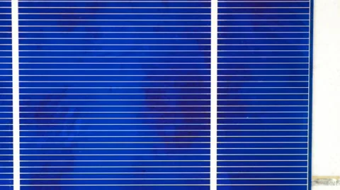 Polycrystal Solar Cell, Motorized Dololly Shot Vídeos de archivo 47164608