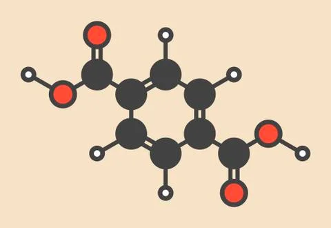 Polyester building block molecule Stock Illustration