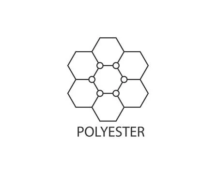 Polyester fabric icon. Vector illustration. Stock Illustration