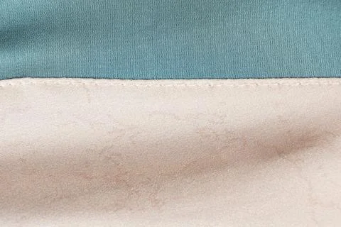 Polyester fabric with a little elastane, macro texture top view. Stitching wi Stock Photos