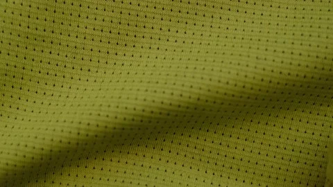 Polyester fabrics macro textures. Green polyester. Lining mesh with foam for the Stock Footage 168637128