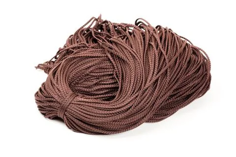 Polyester rope Foto stock