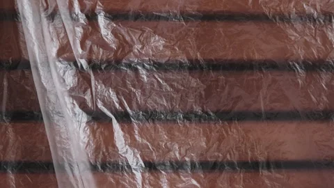 Polyethylene multipurpose protective sheeting. Stock Footage 259895799