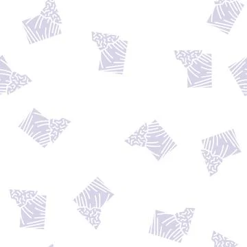 Polyethylene plastic glyph seamless pattern Stockillustratie