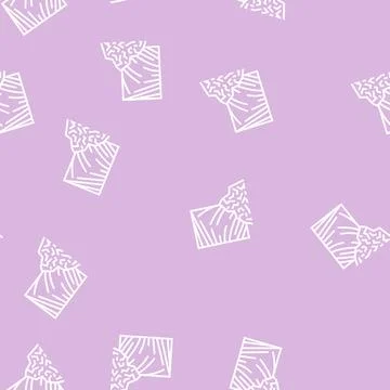 Polyethylene plastic line seamless pattern Illustrazione stock