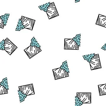 Polyethylene plastic vector seamless pattern Stock Illustration