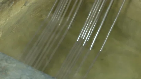 Polyethylene recycling process for secondary use Stock Footage 104997383