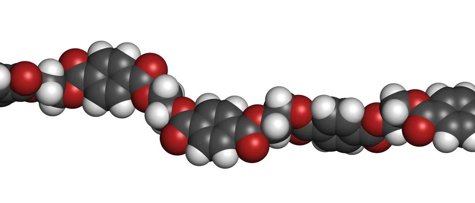 Polyethylene terephthalate (pet, pete) polyester plastic, chemical structure  Stock Illustration