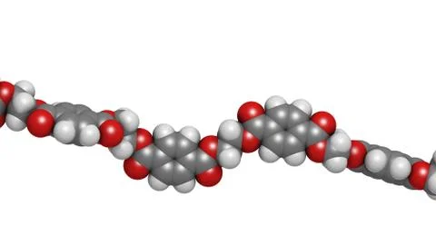 Polyethylene terephthalate (pet, pete) polyester plastic, chemical structure  Stock Illustration