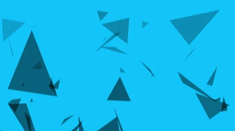 Polygon Abstract Background Blue 4K Stock Footage 47526348
