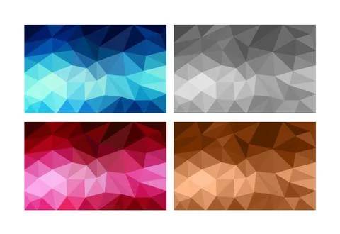 Polygon abstract background Stock Illustration