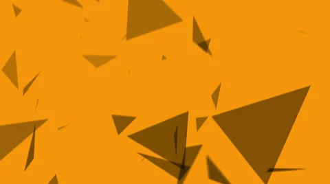 Polygon Abstract Background Orange 4K 스톡 동영상 47536545