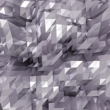 Polygon Abstract Polygonal Geometric Triangle Background, 3d Stock Illustration