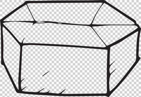 Polygon against white background Stock Illustration