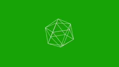 Polygon Animation Stock Footage 287963406
