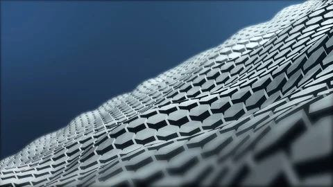 Polygon background abstract 3d rendering graphic animation. Stock Footage 107408280