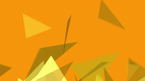 Polygon Background Orange 4K Stock Footage 47537134