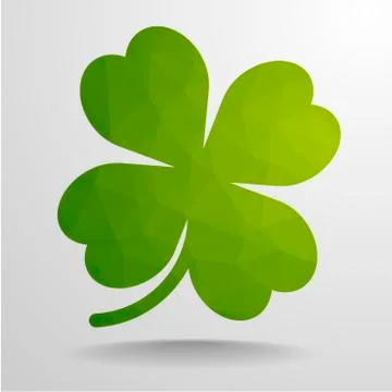 Polygon clover Stock Illustration
