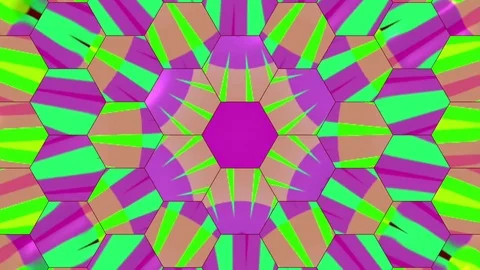 Polygon Flower Stock Footage 72726001