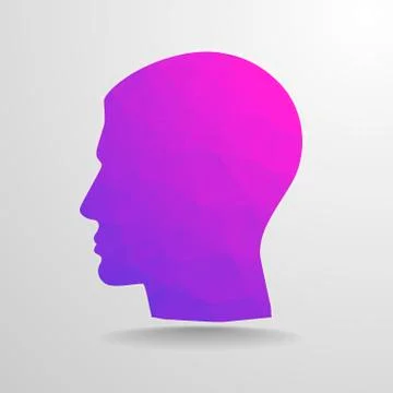 Polygon head Stock Illustration