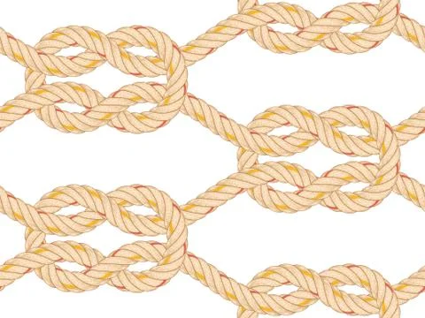 Polygon line and seamless background. Illustrazione stock