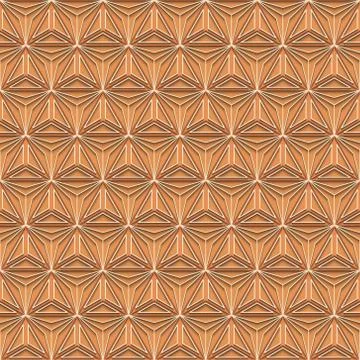 Polygon line and seamless background. Stock Illustration