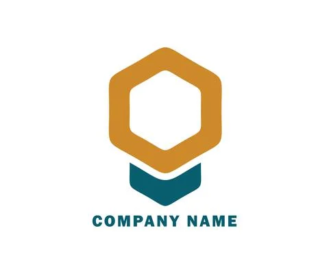 Polygon logo Stock Illustration