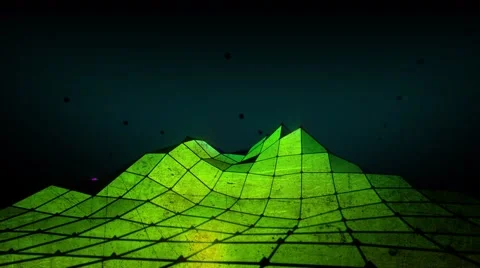 Polygon Mountain HD - low angle - LOOP Stock Footage 67844699