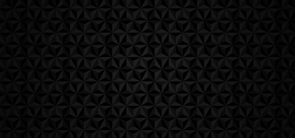 Polygon pattern dark background triangle shape design. Illustrazione stock