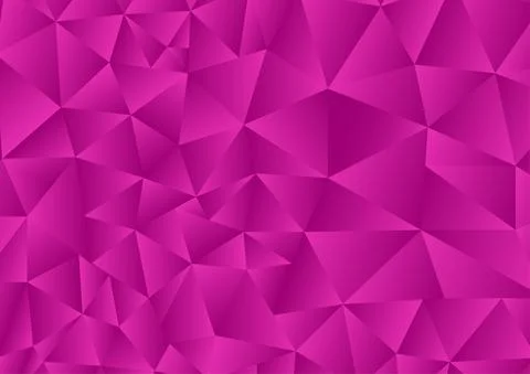 Polygon pink background pattern wallpaper Illustrazione stock