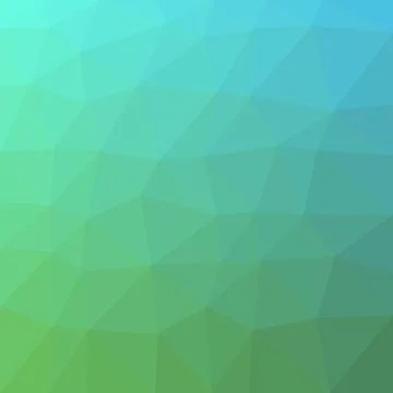 Polygon shape green background Stock Illustration