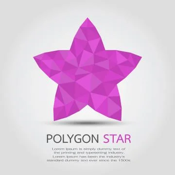Polygon Star , eps10 vector format Stock Illustration