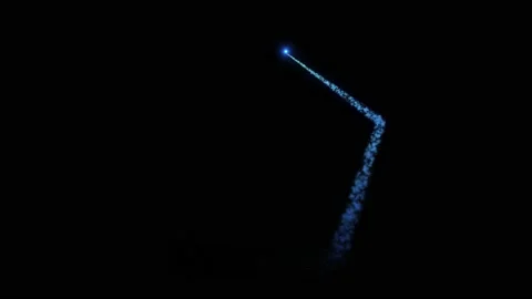 Polygon star light frame animated background Stock Footage 229107916
