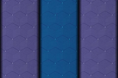 Polygon style vector eps seamless pattern design. Stock Illustration