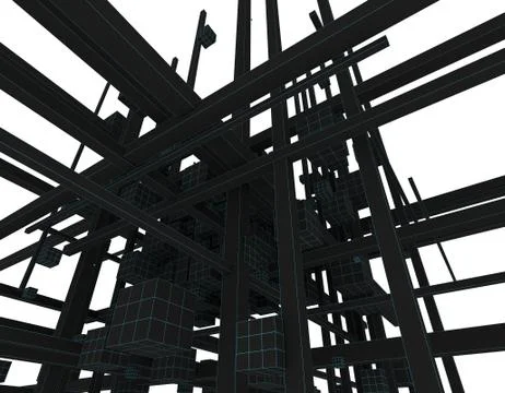 Polygon technology, data structure Stock Illustration